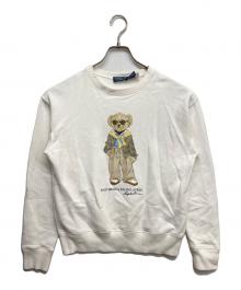 POLO RALPH LAUREN（ポロ・ラルフローレン）の古着「ポロベアプリントスウェット」｜ホワイト