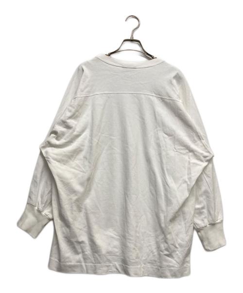 YLEVE（イレーヴ）YLEVE (イレーヴ) コットンクルーネックプルオーバー ホワイト サイズ:1の古着・服飾アイテム