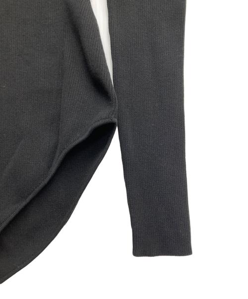 ENFOLD（エンフォルド）ENFOLD (エンフォルド) リブニット ブラック サイズ:38の古着・服飾アイテム