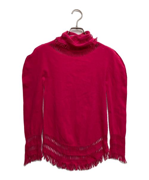 ISSEY MIYAKE（イッセイミヤケ）ISSEY MIYAKE (イッセイミヤケ) デザインカットソー ピンク サイズ:2の古着・服飾アイテム
