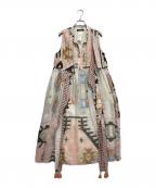 Max Mara WEEK END LINEマックスマーラ ウイークエンドライン）の古着「総柄ワンピース」｜ピンク
