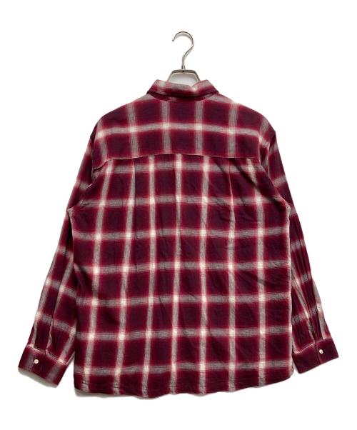 BIG MIKE（ビックマイク）BIG MIKE (ビックマイク) チェックシャツ レッド サイズ:Lの古着・服飾アイテム