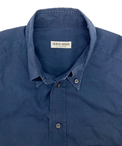 GIORGIO ARMANI（ジョルジョアルマーニ）GIORGIO ARMANI (ジョルジョアルマーニ) ボタンダウンシャツ ネイビー サイズ:38の古着・服飾アイテム