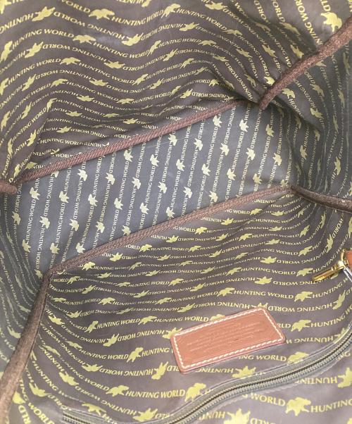 HUNTING WORLD（ハンティングワールド）HUNTING WORLD (ハンティングワールド) トートバッグ カーキの古着・服飾アイテム