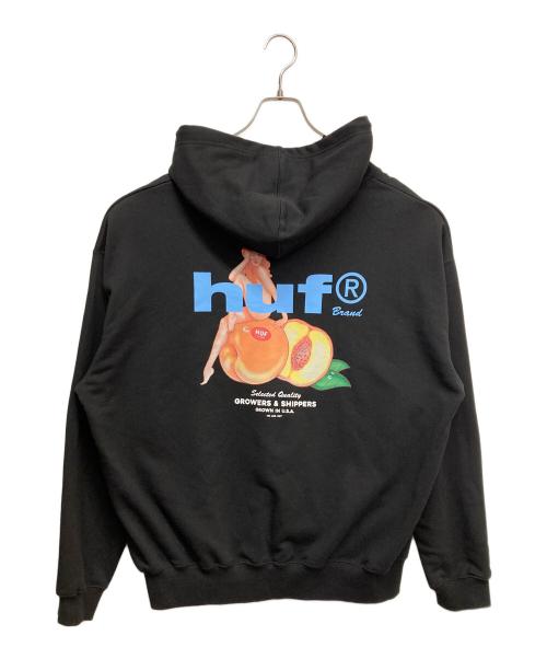 HUF（ハフ）HUF (ハフ) PEACHY HOODIE ブラック サイズ:Lの古着・服飾アイテム