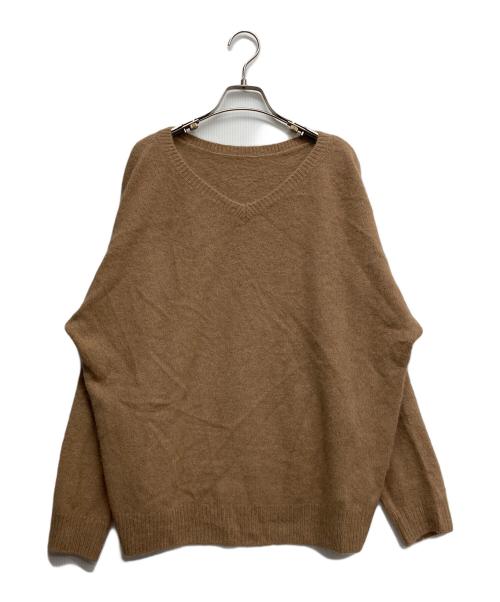 Spick and Span（スピック＆スパン）Spick and Span (スピック＆スパン) 2WAYフォックスシルクニット ブラウン サイズ:-の古着・服飾アイテム