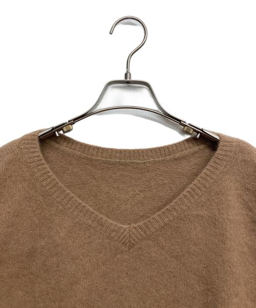 Spick and Span（スピック＆スパン）Spick and Span (スピック＆スパン) 2WAYフォックスシルクニット ブラウン サイズ:-の古着・服飾アイテム