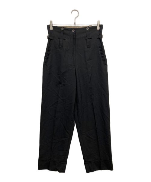 Jean Paul GAULTIER（ジャンポールゴルチェ）Jean Paul GAULTIER (ジャンポールゴルチェ) ハイウエストパンツ ブラック サイズ:40の古着・服飾アイテム