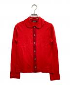 tricot COMME des GARCONSトリココムデギャルソン）の古着「ウールカーディガン」｜レッド