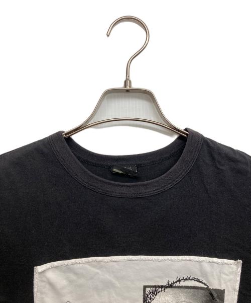 Jean Paul Gaultier FEMME（ジャンポールゴルチエ フェム）Jean Paul Gaultier FEMME (ジャンポールゴルチエ フェム) アートプリントTシャツ ブラック サイズ:40の古着・服飾アイテム