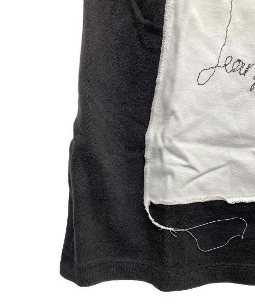 Jean Paul Gaultier FEMME（ジャンポールゴルチエ フェム）Jean Paul Gaultier FEMME (ジャンポールゴルチエ フェム) アートプリントTシャツ ブラック サイズ:40の古着・服飾アイテム