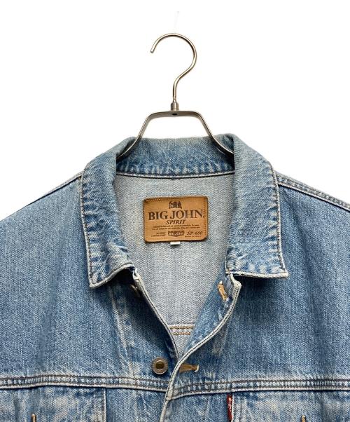 BIG JOHN（ビッグジョン）BIG JOHN (ビッグジョン) デニムトラッカージャケット ブルー サイズ:Lの古着・服飾アイテム