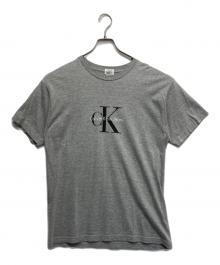 Calvin Klein Jeans（カルバンクラインジーンズ）の古着「ロゴTシャツ」｜グレー