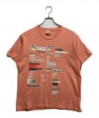 SUPREMEシュプリーム）の古着「Cutouts Tee」｜ピンク
