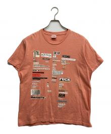 SUPREME（シュプリーム）の古着「Cutouts Tee」｜ピンク