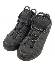 NIKE（ナイキ）の古着「AIR MORE UPTEMPO BLACK スニーカー」｜ブラック