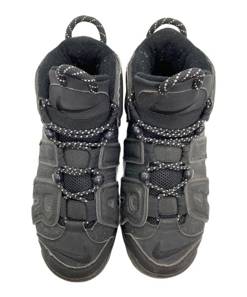 NIKE（ナイキ）NIKE (ナイキ) AIR MORE UPTEMPO BLACK スニーカー ブラック サイズ:26の古着・服飾アイテム