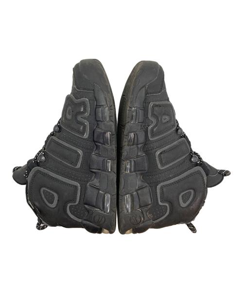 NIKE（ナイキ）NIKE (ナイキ) AIR MORE UPTEMPO BLACK スニーカー ブラック サイズ:26の古着・服飾アイテム