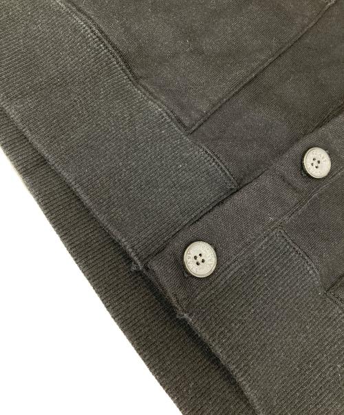 ABYTS（エーバイティーエス）abyts (エーバイティーエス) スウェットカーディガン ブラック サイズ:1の古着・服飾アイテム