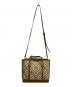 TORY BURCH (トリーバーチ) ペリー T モノグラム スモール トリプルコンパートメントトート ブラウン：20000円