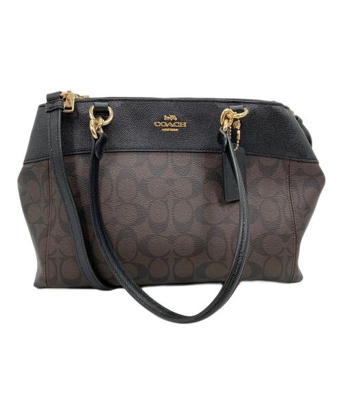 COACH（コーチ）COACH (コーチ) 2WAYショルダーバッグ ブラウンの古着・服飾アイテム