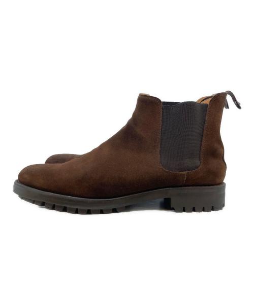 Crockett & Jones（クロケット＆ジョーンズ）Crockett & Jones (クロケット＆ジョーンズ) サイドゴアブーツ ブラウン サイズ:8Eの古着・服飾アイテム