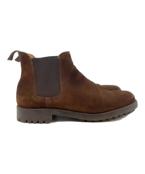 Crockett & Jones（クロケット＆ジョーンズ）Crockett & Jones (クロケット＆ジョーンズ) サイドゴアブーツ ブラウン サイズ:8Eの古着・服飾アイテム