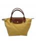 LONGCHAMP（ロンシャン）の古着「ルプリアージュＳバッグ」｜イエロー