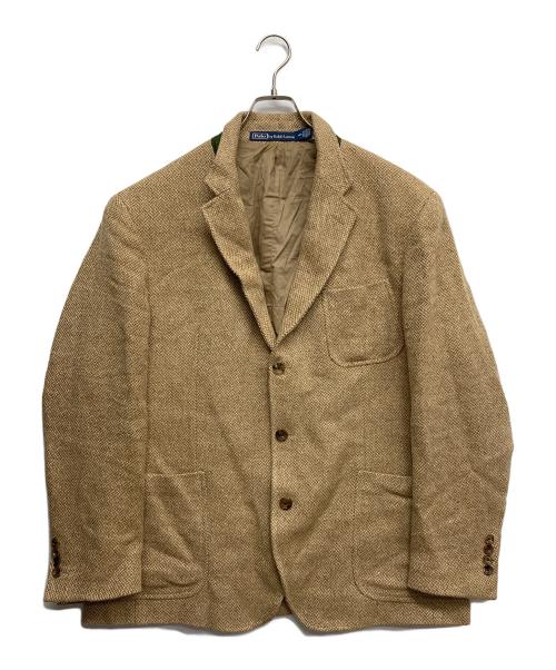POLO RALPH LAUREN（ポロ・ラルフローレン）POLO RALPH LAUREN (ポロ・ラルフローレン) リネンブレンドテーラードジャケット ベージュ サイズ:46Rの古着・服飾アイテム