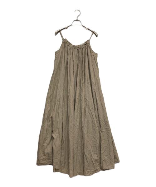 Spick and Span（スピック＆スパン）Spick and Span (スピック＆スパン) HYUギャザーワンピース ブラウン サイズ:36の古着・服飾アイテム