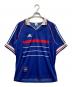 adidas（アディダス）の古着「ゲームシャツ」｜ブルー
