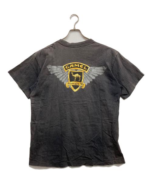 AMERICAN BORN（アメリカン ボーン）american born (アメリカン ボーン) キャメルTシャツ グレー サイズ:XLの古着・服飾アイテム