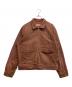 stussy（ステューシー）の古着「Denim Zip Work Jacket」｜レッド
