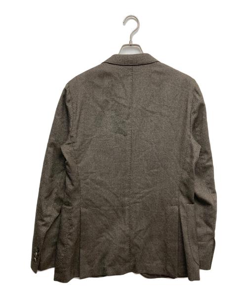 BOGLIOLI（ボリオリ）BOGLIOLI (ボリオリ) ウールテーラードジャケット ブラウン サイズ:48の古着・服飾アイテム