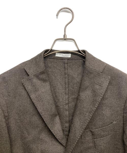 BOGLIOLI（ボリオリ）BOGLIOLI (ボリオリ) ウールテーラードジャケット ブラウン サイズ:48の古着・服飾アイテム