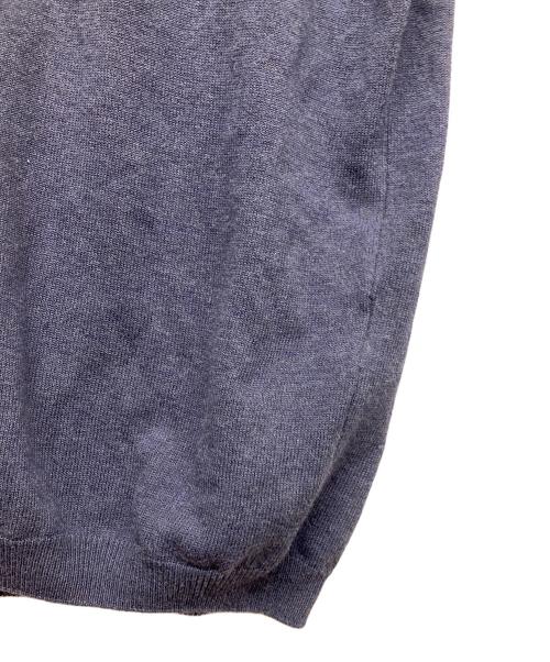 GRAN SASSO（グランサッソ）GRAN SASSO (グランサッソ) L/Sニットポロシャツ ブルー サイズ:50の古着・服飾アイテム