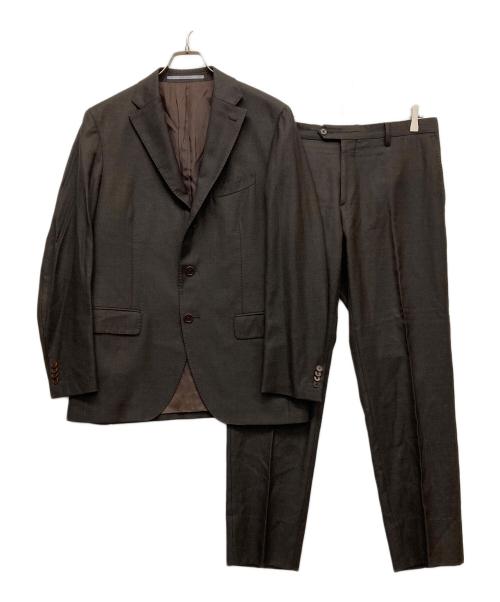 Cantarelli（カンタレリ）Cantarelli (カンタレリ) ウールセットアップ ブラウン サイズ:50の古着・服飾アイテム