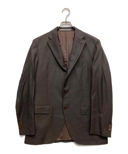 Cantarelli（カンタレリ）Cantarelli (カンタレリ) ウールセットアップ ブラウン サイズ:50の古着・服飾アイテム