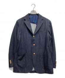 Brilla per il gusto（ブリッラ ペル イルグースト）の古着「LOLO PIANA WOOL DENIM JACKET」｜ネイビー