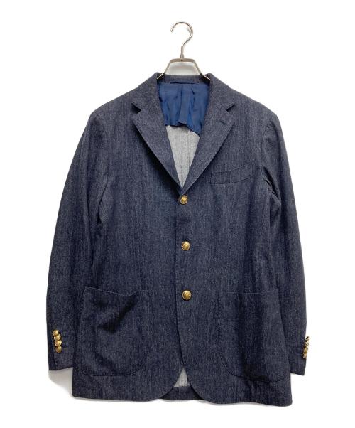 Brilla per il gusto（ブリッラ ペル イルグースト）Brilla per il gusto (ブリッラ ペル イルグースト) LOLO PIANA WOOL DENIM JACKET ネイビー サイズ:50の古着・服飾アイテム