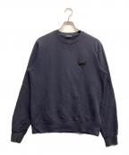 HERNOヘルノ）の古着「Velcro patch sweatshirt」｜ネイビー