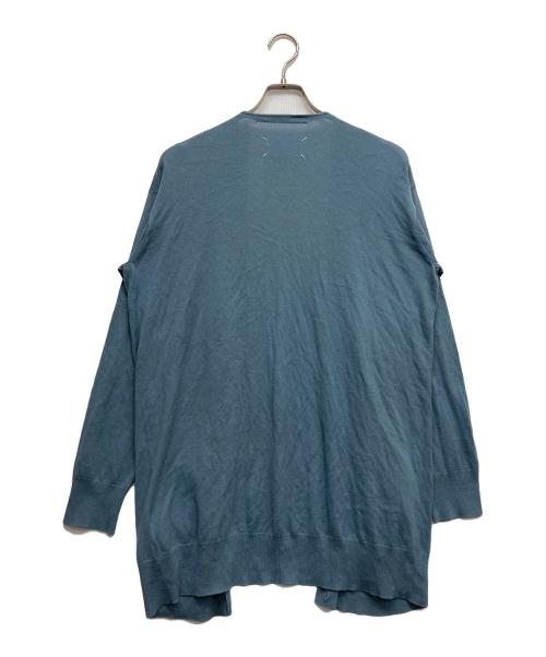 Maison Margiela（メゾンマルジェラ）Maison Margiela (メゾンマルジェラ) rayon wool cardigan ブルー サイズ:Lの古着・服飾アイテム