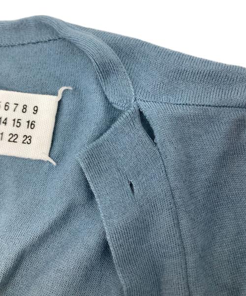 Maison Margiela（メゾンマルジェラ）Maison Margiela (メゾンマルジェラ) rayon wool cardigan ブルー サイズ:Lの古着・服飾アイテム