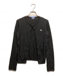BURBERRY BLUE LABEL（バーバリー ブルー レーベル）の古着「薄手カーディガン」｜ブラック