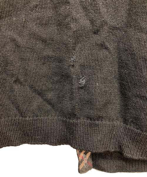 BURBERRY BLUE LABEL（バーバリー ブルー レーベル）BURBERRY BLUE LABEL (バーバリー ブルー レーベル) 薄手カーディガン ブラック サイズ:38の古着・服飾アイテム
