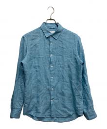 417 by EDIFICE（417 バイ エディフィス）の古着「リネンシャツ」｜ブルー