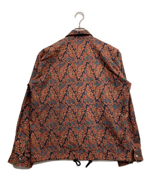 BACKERS（バッカーズ）Backers (バッカーズ) ペイズリー柄 コーチジャケット ブラウン サイズ:Mの古着・服飾アイテム