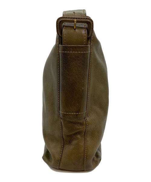 genten（ゲンテン）genten (ゲンテン) レザーワンショルダーバッグ グリーンの古着・服飾アイテム