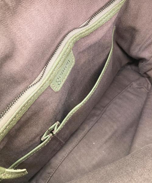 genten（ゲンテン）genten (ゲンテン) レザーワンショルダーバッグ グリーンの古着・服飾アイテム