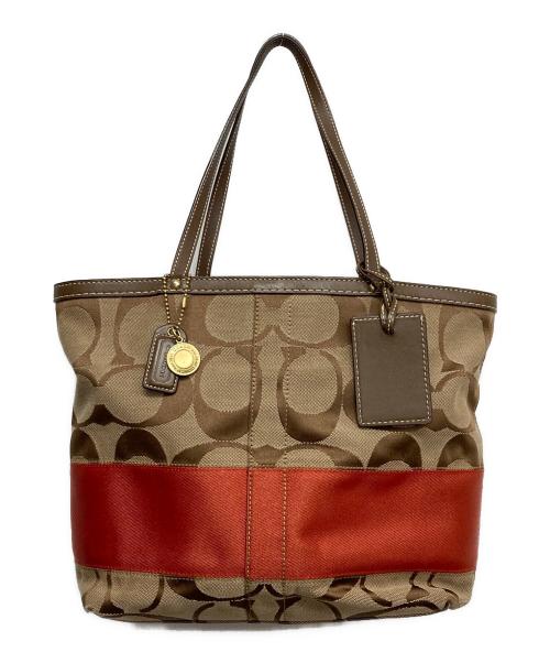 COACH（コーチ）COACH (コーチ) トートバッグ ブラウンの古着・服飾アイテム